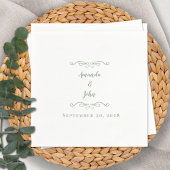 Datum van ontvangst van bruinbruidbruinbruidjes servet