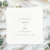 Datum van ontvangst van bruinbruidbruinbruidjes servet