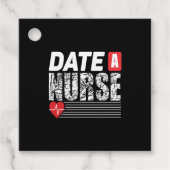 Datum verpleegster bedankjes labels (Voorkant)