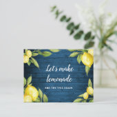 Datum wijzigen Geannuleerde evenement Uitgestelde  Briefkaart (Staand voorkant)