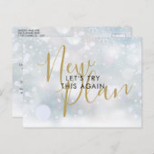 Datum wijzigen Nieuw Plan Script Geannuleerd Winte Briefkaart (Voorkant / Achterkant)