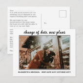 Datum wijzigen Nieuwe plannen  BEGROTING Foto Huwe Briefkaart (Voorkant / Achterkant)