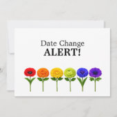 Datum wijzigen - 🌈 Samen Bloeien Save The Date (Voorkant)