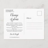 Datum wijzigen Uitstel Aankondiging Bewaar de Datu (Achterkant)