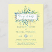 Datum Wijziging Plannen Groene Eucalyptus Evenemen (Voorkant)