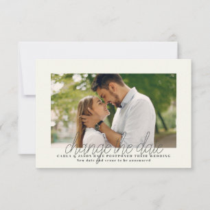 Datumfotoaankondigingskaart wijzigen aankondiging