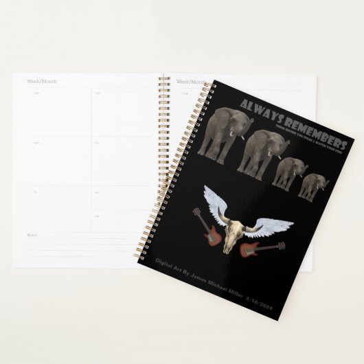 Datumjournaal van James Michael Miller Planner (Display)