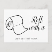 Datumwijziging Uitgesteld Geannuleerd Evenement Briefkaart (Voorkant)