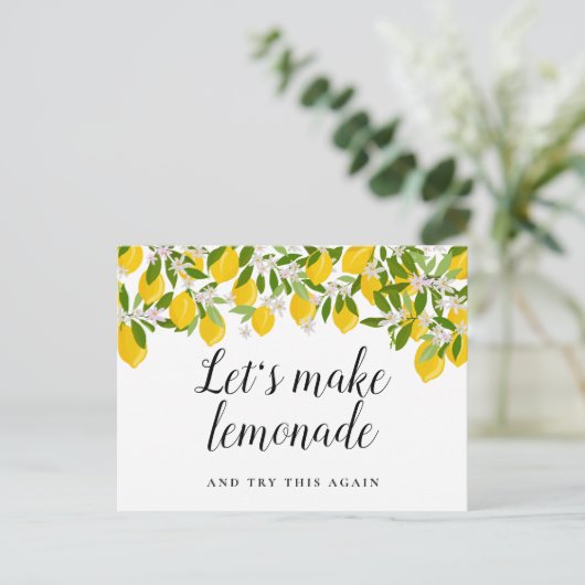 Datumwijziging Uitgesteld Geannuleerde Gebeurtenis Briefkaart (Staand voorkant)