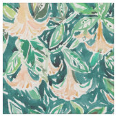 DATURA DREAMS Waterverf Floral Stof (Close Up)