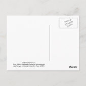 Datura stramonium briefkaart (Achterkant)