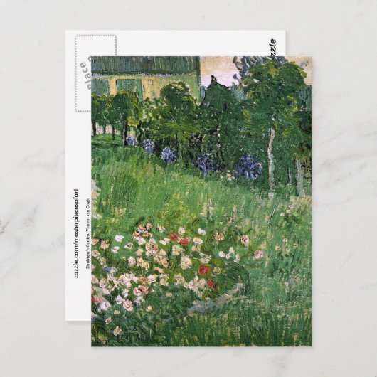 Daubigny's Garden Van Gogh Fine Art Briefkaart (Voorkant / Achterkant)