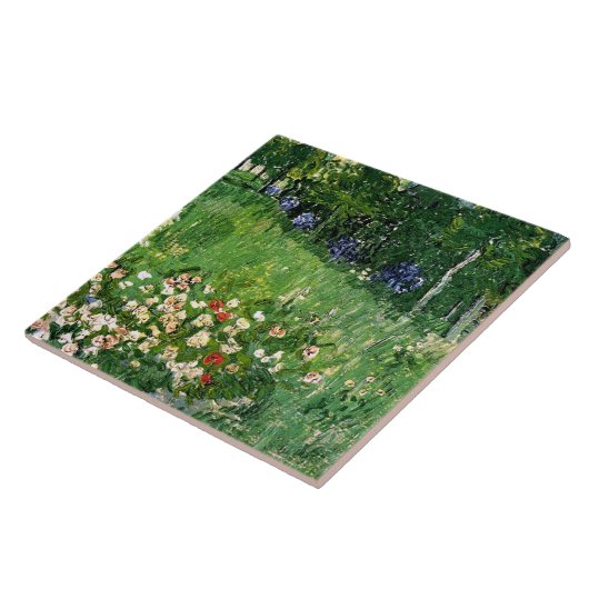 Daubigny's Garden Van Gogh Fine Art Tegeltje (Zijkant)