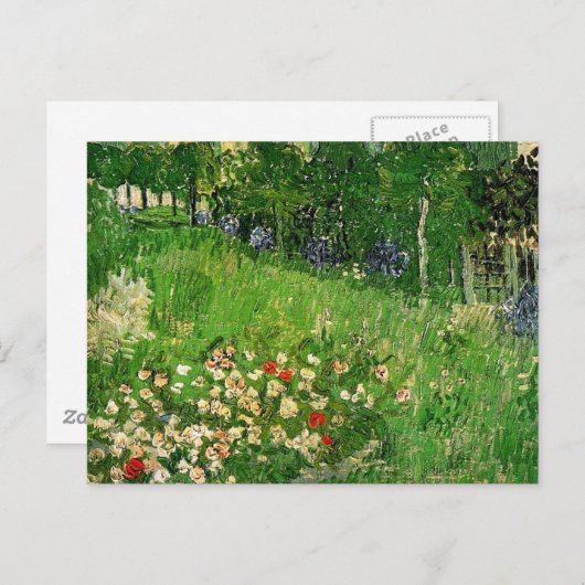 Daubigny's Garden van Van Gogh Briefkaart (Voorkant / Achterkant)