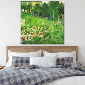 Daubigny's Garden van Van Gogh Canvas Afdruk (Insitu (Slaapkamer))