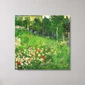 Daubigny's Garden van Van Gogh Canvas Afdruk (Voorkant)