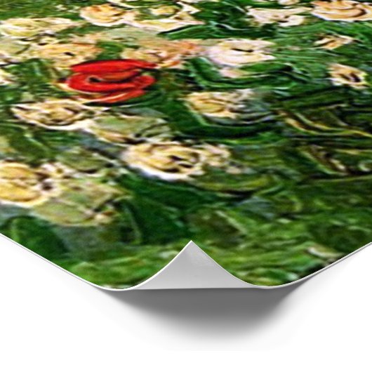 Daubigny's Garden van Van Gogh Poster (Hoek)