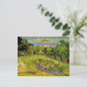 Daubigny's Garden van Vincent van Gogh Briefkaart (Staand voorkant)