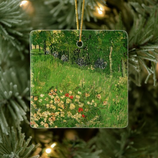 Daubigny's Garden van Vincent van Gogh, Kunst Keramisch Ornament (Boom)