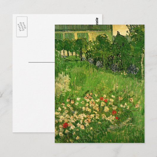 Daubigny's Garden van Vincent van Gogh, Le Jardin Briefkaart (Voorkant / Achterkant)