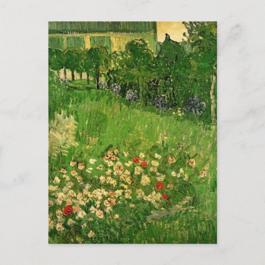 Daubigny's Garden van Vincent van Gogh, Le Jardin Briefkaart (Voorkant)