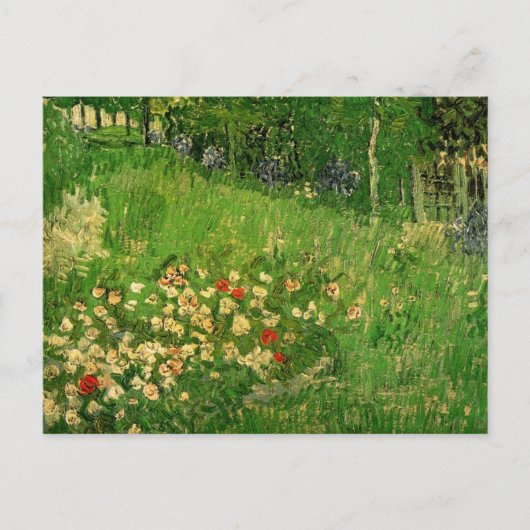 Daubigny's Garden van Vincent van Gogh, Le Jardin Briefkaart (Voorkant)
