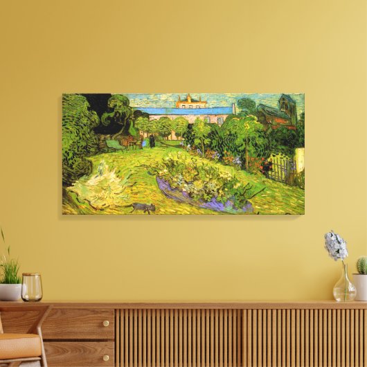 Daubigny's Garden van Vincent van Gogh, Le Jardin Canvas Afdruk (Insitu (Woonkamer))