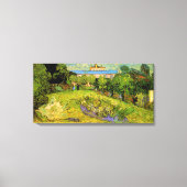 Daubigny's Garden van Vincent van Gogh, Le Jardin Canvas Afdruk (Voorkant)