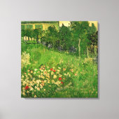 Daubigny's Garden van Vincent van Gogh, Le Jardin Canvas Afdruk (Voorkant)