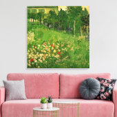 Daubigny's Garden van Vincent van Gogh, Le Jardin Canvas Afdruk (Insitu (Woonkamer))