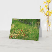 Daubigny's Garden van Vincent van Gogh, Le Jardin Kaart (Gele Bloem)