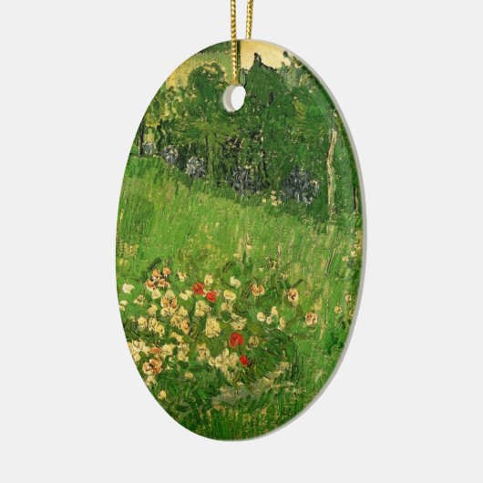 Daubigny's Garden van Vincent van Gogh, Le Jardin Keramisch Ornament (Links)