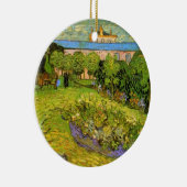 Daubigny's Garden van Vincent van Gogh, Le Jardin Keramisch Ornament (Rechts)