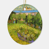 Daubigny's Garden van Vincent van Gogh, Le Jardin Keramisch Ornament (Links)
