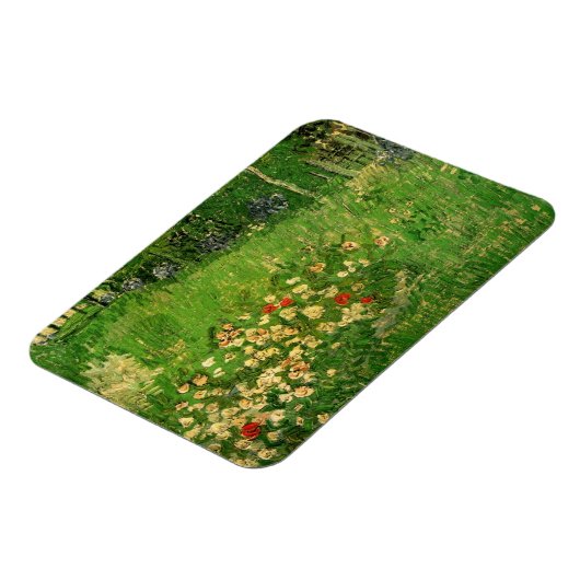 Daubigny's Garden van Vincent van Gogh, Le Jardin Magneet (Linkerzijde)