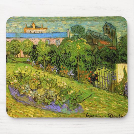 Daubigny's Garden van Vincent van Gogh, Le Jardin Muismat (Voorkant)