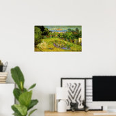 Daubigny's Garden van Vincent van Gogh, Le Jardin Poster (Thuiskantoor)