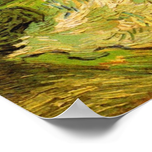 Daubigny's Garden van Vincent van Gogh, Le Jardin Poster (Hoek)