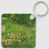 Daubigny's Garden van Vincent van Gogh, Le Jardin Sleutelhanger (Achterkant)