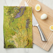 Daubigny's Garden van Vincent van Gogh, Le Jardin Theedoek (Quarter Fold)