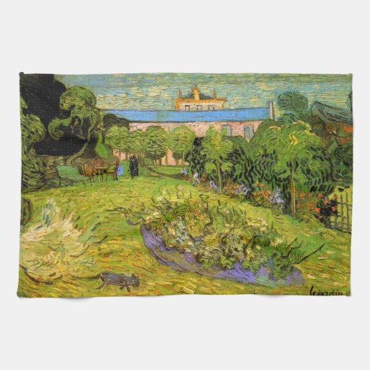 Daubigny's Garden van Vincent van Gogh, Le Jardin Theedoek (Horizontaal)