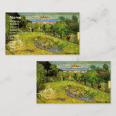 Daubigny's Garden van Vincent van Gogh, Le Jardin Visitekaartje (Voorkant / Achterkant)