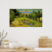 Daubigny's Garden van Vincent van Gogh Poster (Keuken)