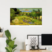 Daubigny's Garden van Vincent van Gogh Poster (Thuiskantoor)