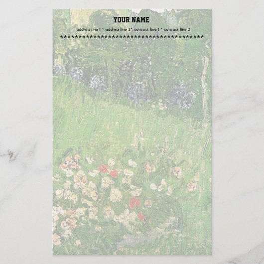 Daubigny's Garden, Vincent Van Gogh. beautiful Briefpapier (Voorkant)