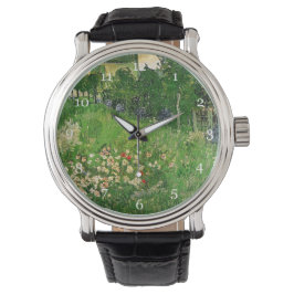 Daubigny's Garden, Vincent Van Gogh. beautiful Horloge