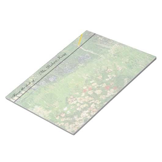 Daubigny's Garden, Vincent Van Gogh. beautiful Notitieblok (Schuin)