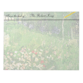 Daubigny's Garden, Vincent Van Gogh. beautiful Notitieblok