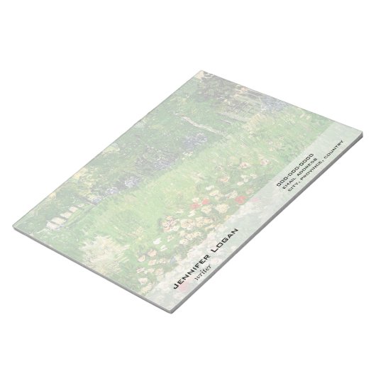 Daubigny's Garden, Vincent Van Gogh. beautiful Notitieblok (Schuin)