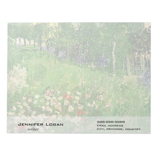 Daubigny's Garden, Vincent Van Gogh. beautiful Notitieblok (Voorkant)